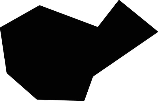 Yuanjiangshi China silhouette map vector