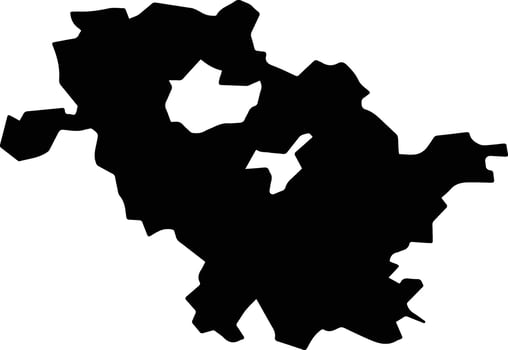 Zaqaziq Egypt silhouette map vector