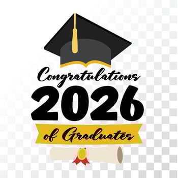 congratulations 2026 of Graduation design congratulations 2026 of Graduation illustration vector