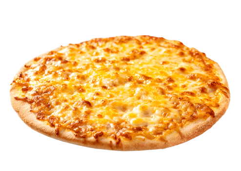 Cheesy pizza with a golden crust, baked to perfection for delicious meal choices, , transparent background png