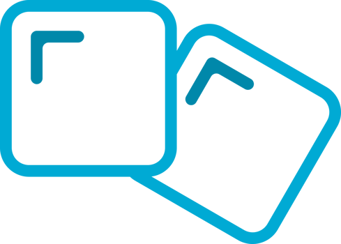 Blue line ice cubes png