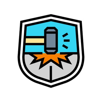 impact resistant color icon illustration vector