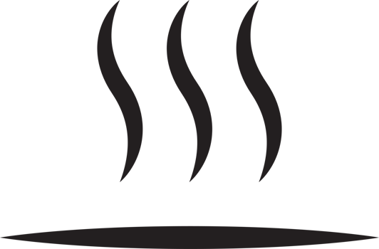 Hot Surface hazard icon for graphic design, logo, web site, social media, mobile app., ui illustration png