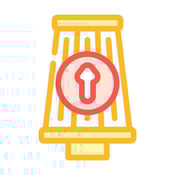 high performance filters color icon illustration vector