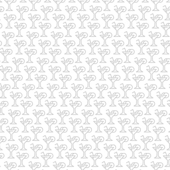 Martini Cocktail Pattern for Celebratory and Party Themes vector