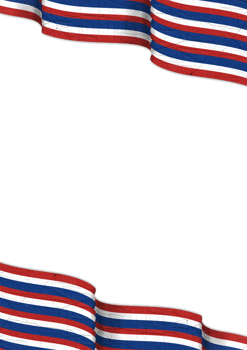American red blue white flag on Transparent background png
