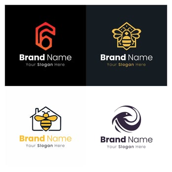 Modern Professional Logo Design Inspiration for Brand Identity Building and Visual Recognition vector