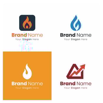 Exploring Creative Logo Design Concepts for Brand Identity Development and Visual Communication Strategies vector