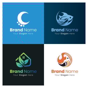 Creative Abstract Logo Designs Featuring Nature Inspired Elements and Symbolic Imagery for Unique Brand Identity and Visual Appeal vector
