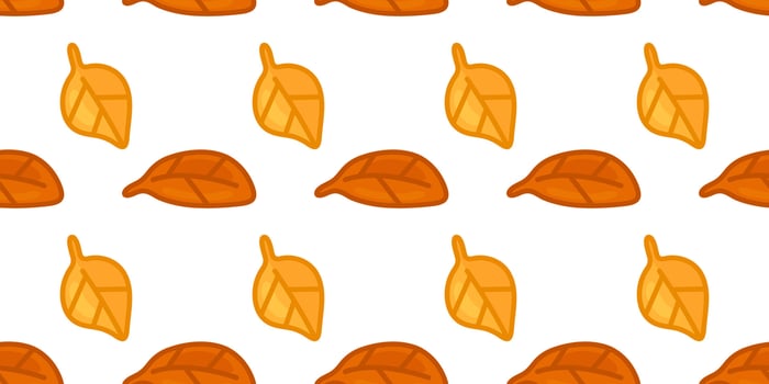Seamless Autumn Leaves Pattern vector