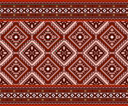 Geometric pattern in earthy tones vector