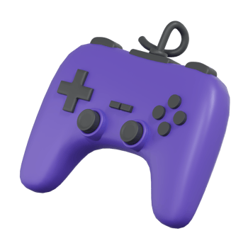 3D Render Isometric Gamepad png