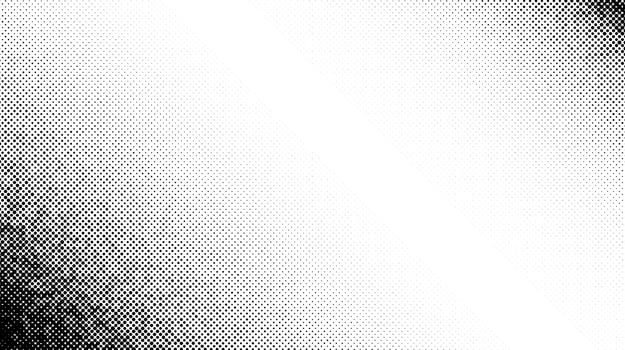 Halftone background frame. Comic halftone pop art texture. White and black abstract wallpaper. Retro noise vector