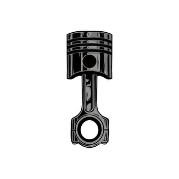 piston in many color vector