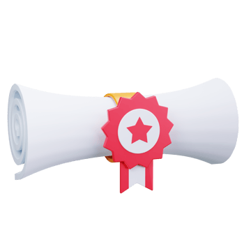 3D Icon Graduation Diploma Holder png