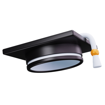 3D Icon Graduation Hat Ceremony png