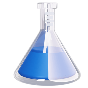 3D Icon Science Flask Experiment png
