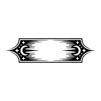 Vintage Western Border, Decorative Frame, Detailed Ornamentation vector