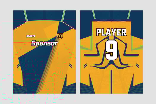 sublimation sports jersey vector
