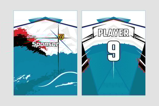 sports jersey design vector