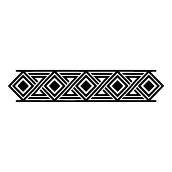 Geometric Deco Border, Minimalist , Elegant Pattern, Linear vector