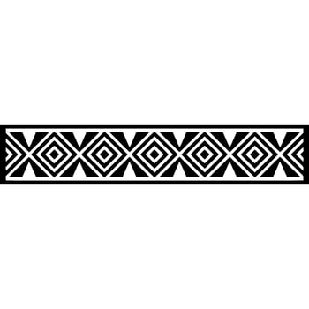 Geometric Diamond Border, Minimalist vector