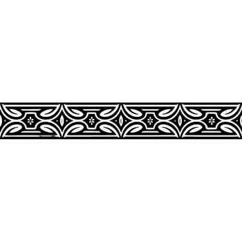Elegant Decorative Border, Vintage Style, Detailed Ornamentation vector