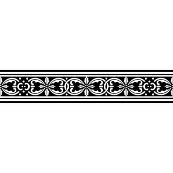 Intricate Gothic Border, Vintage Ornamentation vector