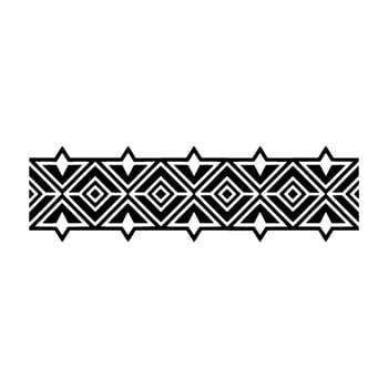 Geometric Tribal Border, Art Deco Inspired Pattern vector