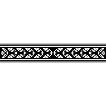 Elegant Laurel Branch Border, Vintage, Wreath vector