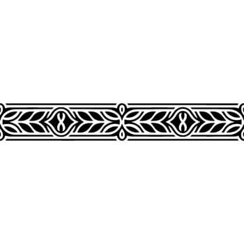 Elegant Art Deco Border, Vintage Decorative Element, Artdeco vector