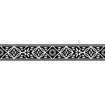 Geometric Border, Art Deco Pattern, Elegant , Minimalist Style vector