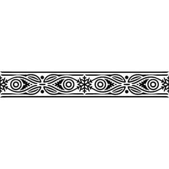 Elegant Vintage Border, Decorative Ornamentation, Classic vector