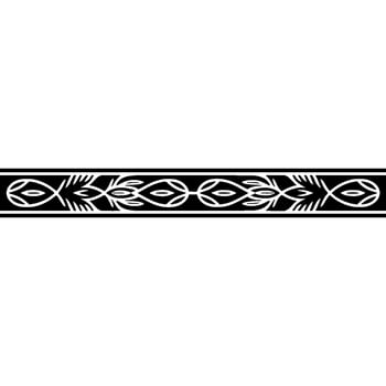 Intricate Celtic Border, Vintage , Black White vector