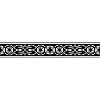 Art Deco Border, Geometric Pattern, Elegant , Vintage Style vector