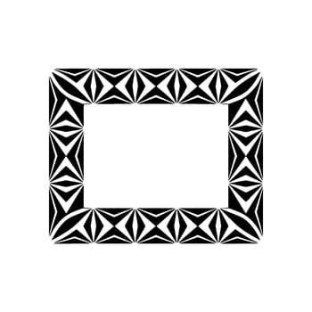 Geometric Black White Frame, Minimalist - Geometry vector