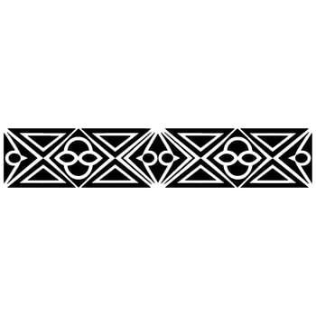 Geometric Deco Border, Elegant Pattern, Minimalist, Art deco vector