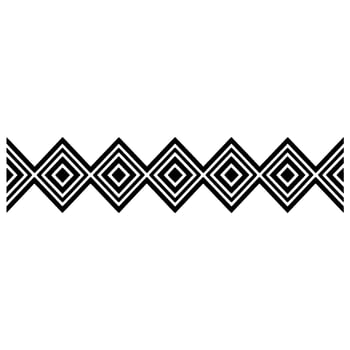 Geometric Diamond Border, Minimalist, Linear vector