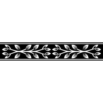 Stylized Branch Border, Minimalist , Elegant Accent vector