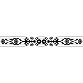 Vintage Decorative Border, Art Deco Style vector