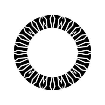 Geometric Vortex, Minimalist Circular Pattern vector