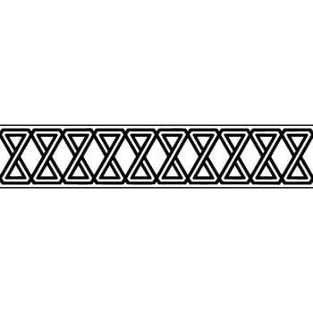 Geometric Border, Minimalist , Repeating Pattern vector
