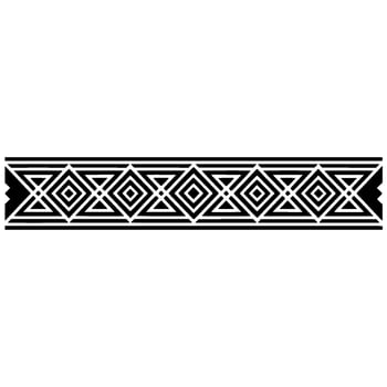 Geometric Border, Art Deco Pattern, Minimalist, Ornament vector
