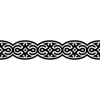 Intricate Celtic Border, Vintage , Ornamental Detail, Pattern vector