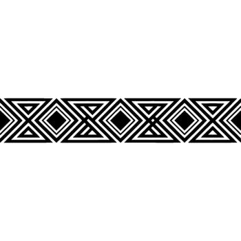 Geometric Border, Art Deco Pattern, Minimalist - Vintage vector