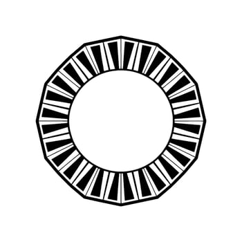Geometric Portal, Minimalist Circle, Abstract Symmetry vector