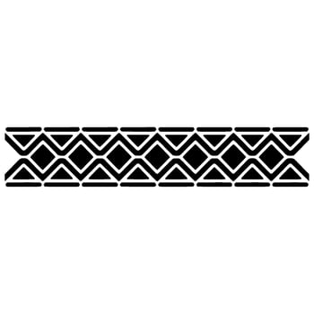 Geometric Zigzag Border, Minimalist, Modern vector