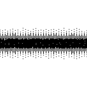 Abstract Soundwave Gradient, Minimalist vector