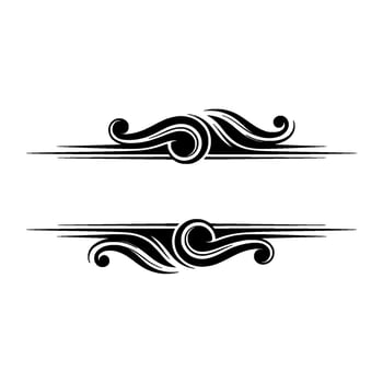 Elegant Wave Dividers Vintage Decorative Elements vector