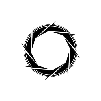 Dynamic Vortex, Minimalist Circle, Sharp Lines vector
